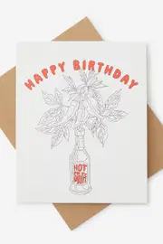 [Typo] Typo - Nice Birthday Card - Hot stuff bday SOLID HOT STUFF BDAY