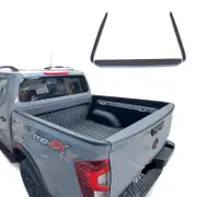3 pcs Tailgate Cover Cap Trim Guard Matte Black for Nissan Navara NP300 2020-2022