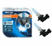 OSRAM High Beam HB3 GLOBE x2 COOL BLUE HALOGEN 12V 60W P20d BASE DUO