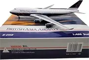 Pre-Built Model Aircraft 1:400 17CM Scale Aircraft Model for British Airways B747-400 G-Cive Highly Detailed Airplanes Display Miniature Airplane Model