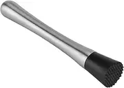 Stainless Steel Cocktail Muddler Fruit Mixer DIY BARWARE Tool for BAR Restaurant Silver Black