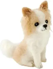 Hamanaka made of felt wool kit fluffy wool, felt dog Chihuahua (long coat)