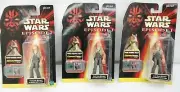 Star Wars Episode 1 Jar Jar Binks Action Figure Comm Tech Lot of 3 TY