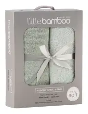 [Little Bamboo] Hooded Towel 2 Pack in Bayleaf
