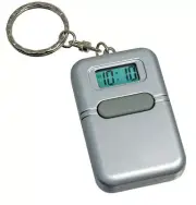 Silver Talking Keychain Talking Clock English, Low Vision, Loud, Digital Display