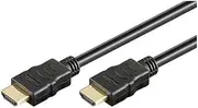 Goobay Male to Male HDMI Cable with Ethernet, 0.5 Meter