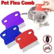 Flea Comb For Cat Dog Egg Dirt Remover Shedding Cleaning Brush Pet Lice Comb AU