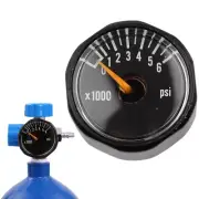 (6000PSI)1/8NPT Precision Valve Mini Pressure Gauge Carbon Dioxide Micro HG