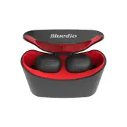 Mini TWS Earbuds Bluetooth 5.0 Sports Headset Wireless Earphone with Charging box for phones Red