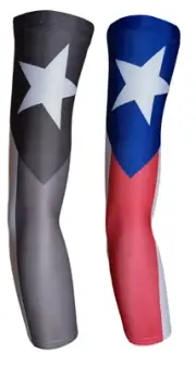 Sports Compression Arm Sleeves Protective Arm Sleeve Anti Slip Puerto Rico Flag