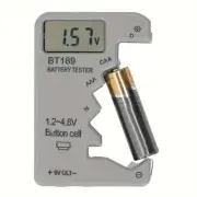 BT189 Digital Battery Tester LCD Display AA/AAA/9V/1.5V Button Cell Battery Capa