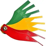 Brake Lining Thickness Gauge, Steel Automotive Brake Pad Measuring Tool, Disc and Drum Brake Lining Gauge Set
