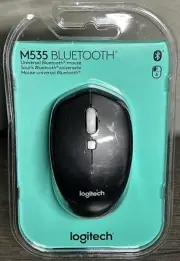 Logitech M535 Universal Bluetooth Wireless Mouse - Black *NEW SEALED*