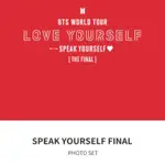 BTS 防彈少年團 SPEAK YOURSELF [THE FINAL] PHOTO SET 照片卡 拆/換