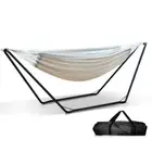 Hammock Bed with Stand Outdoor Camping Steel Frame Hanging Swing Chair Seat