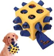 Interactive Dog Puzzle Toy - Snuffle Cube for Dogs - Encourages Stimulation & Fo
