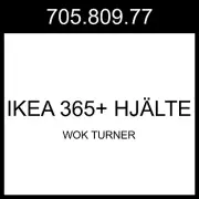 IKEA IKEA 365+ HJÄLTE Wok Turner Stainless Steel/black 705.809.77