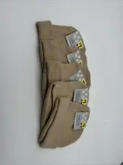 Beige Ladies Cuffed Beanie 5PK