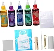 LOLIPPYY 1 Set Color DIY Pigments Dye Stuffs for Craft Projects for More Includes Towels for Easy Cleanup