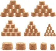 50PCS Wooden Tapered Cork Plugs Wine Bottle Corks Beverage Beer Glass