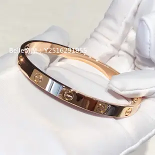 流當奢品 Cartier 卡地亞 LOVE系列手環 18玫瑰金寬版手鐲 B6035617 真品現貨