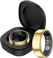 Smart Ring for Men Women Fitness Ring Heart Rate Sleep Tracker Step Counter Pedometer Sports Ring Fashion Fitness Tracker Ring with Charging Case Smart Rings for Android iOS Phones