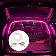 Dynamic Flowing Car Trunk Light Strip, Automatic Sensing Car Boot LED Light Strip, Waterproof, Illumination Decoration for Vehicle Trailer RV Cargo Lighting