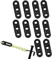 Tent Rope Tensioner | 10X Tent Wind Rope Tightener Buckle,Canopy Accessories, Awning Fixed Hook Clasp for Outdoor Activities Camping Hiking Picnic Canopy Setup