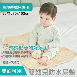 【i-Smart】嬰幼兒防水尿墊 70x103cm(遊戲床專用)