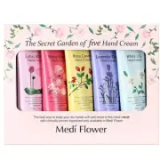 5 pcs mediflower hand cream Medi Flower The Secret Garden Perfume hand cream