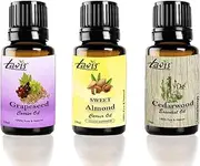 Tavis Grapeseed Oil, Sweet Almond Oil, Cedarwood Oil