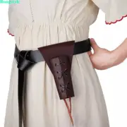 Medieval Retro Leather Sword Holder Sheath Waist Belt Scabbard Warrior Cosplay