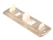 Barton Kramer 386C Nylon Metal Closet By-Pass Door Guide 4-5/8 L in. with Screw
