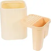 LAPYAPPE Rotatable Utensil Holder Multi Functional Cutter Organizer for Kitchen Storage Stylish Design Material Space Saving for Cutlery and Kitchen Tools