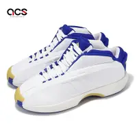 在飛比找Yahoo奇摩購物中心優惠-adidas 籃球鞋 Crazy 1 雲白 大膽藍 Kobe