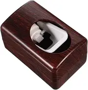 LOORGVEL Automatic Toothpaste Squeezing Tool Toothpaste Toothbrush Holders Tooth Brush Toothbrushes Toothbrush Toothbrush Squeezer Toothpaste Roller Stand Brown Plastic