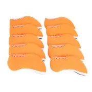 10pcs Neoprene Window Golf Iron Head Cover Headcover For Mizuno Taylormade Ping