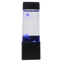 在飛比找蝦皮商城優惠-水母水族箱 Led 燈放鬆床頭情緒燈, 用於家庭裝飾