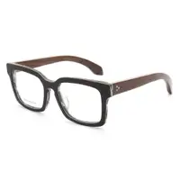 在飛比找蝦皮商城精選優惠-眼鏡現貨批發復古大框木頭眼鏡潮木質板材木紋眼鏡架可配鏡