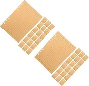 HOODANCOS 2sets College Ruled A5 Refill Paper Lined Notebook Paper for Planner Binder Vintage 80sheets 2