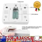 Digital Indoor/Outdoor Fridge Thermometer with Low Battery Alert & Alarm