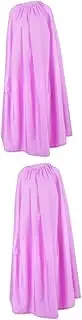 YARNOW Sauna Cloak Purple Cloth Sauna Bucket and Ladle Kit Salon Body Wraps Body Covering Spa Robe