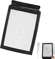 Magnifier Sheet A4 Full Page Magnifier,Portable Reading Magnifying Glass with Black Frame for Reading Small Prints(1 Pack)