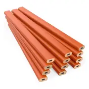 GRAPHITE Hard Lead Carpenter Pencils Bulk - (1) Pack of 12 Pieces Lumber Wood...