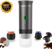 Portable Espresso Machine 20Bar Self-Heating for Capsule Ground Coffee Camping
