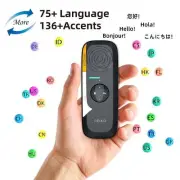 Portable Language Translator Device, Two-Way Instant Translator, APP Online Voic