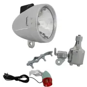 NEW! Original Classic Bicycle Generator Bullet Light Set 12V 6W