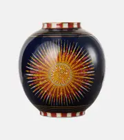 [La DoubleJ] La DoubleJ Sunrays Midnight Medium porcelain vase