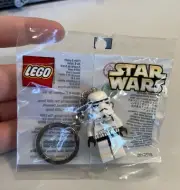 NEW LEGO Star Wars Classic STORMTROOPER Minifigure Keychain 2001