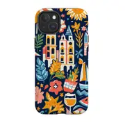 For iPhone 15 Plus Tough Case Compatible with MagSafe Summer Fun